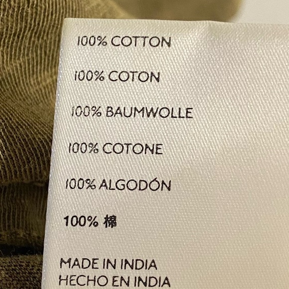 We the free snow drop Henley in olive green short sleeve cotton Medium - Picture 10 of 10